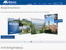 Tablet Screenshot of akverlag.de